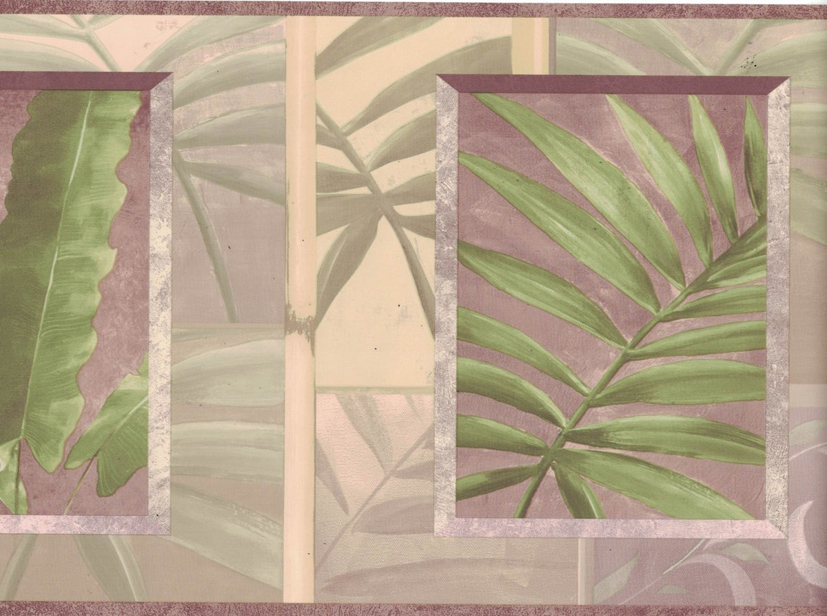 Leaves NL57002B Wallpaper Border