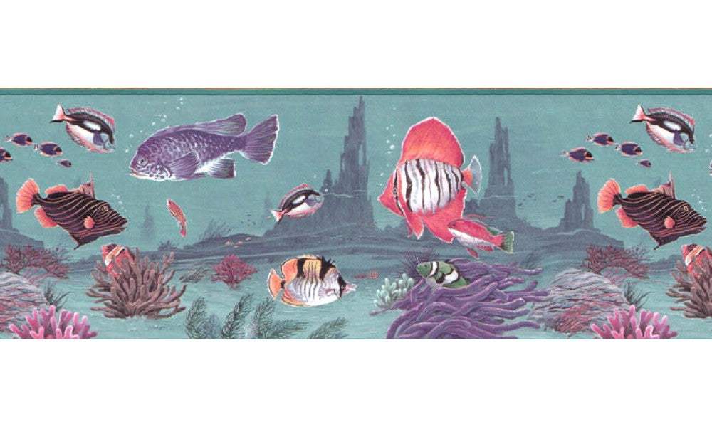 Fish B2152TN Wallpaper Border