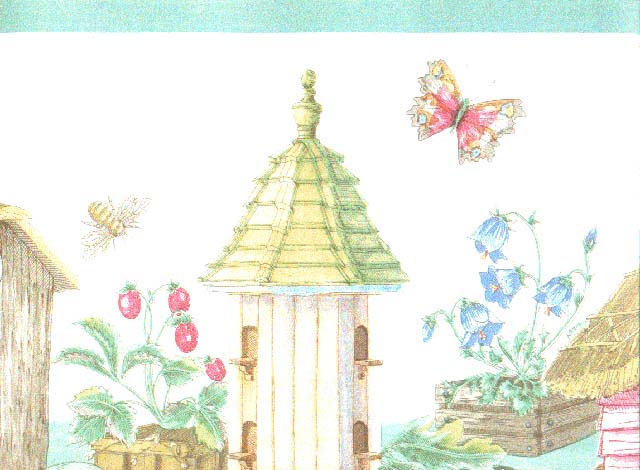 Bee Butterfly CK4081B Wallpaper Border