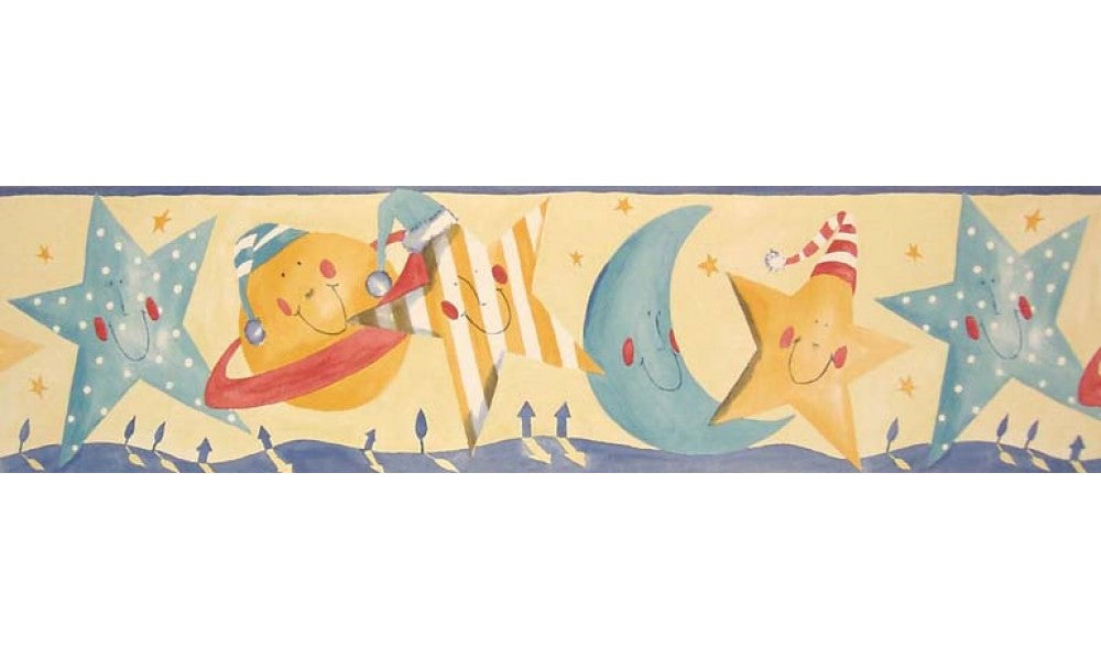Sun Moon and Stars B73515 Wallpaper Border