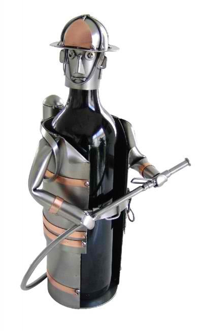 Fireman Wine Bottle Holder