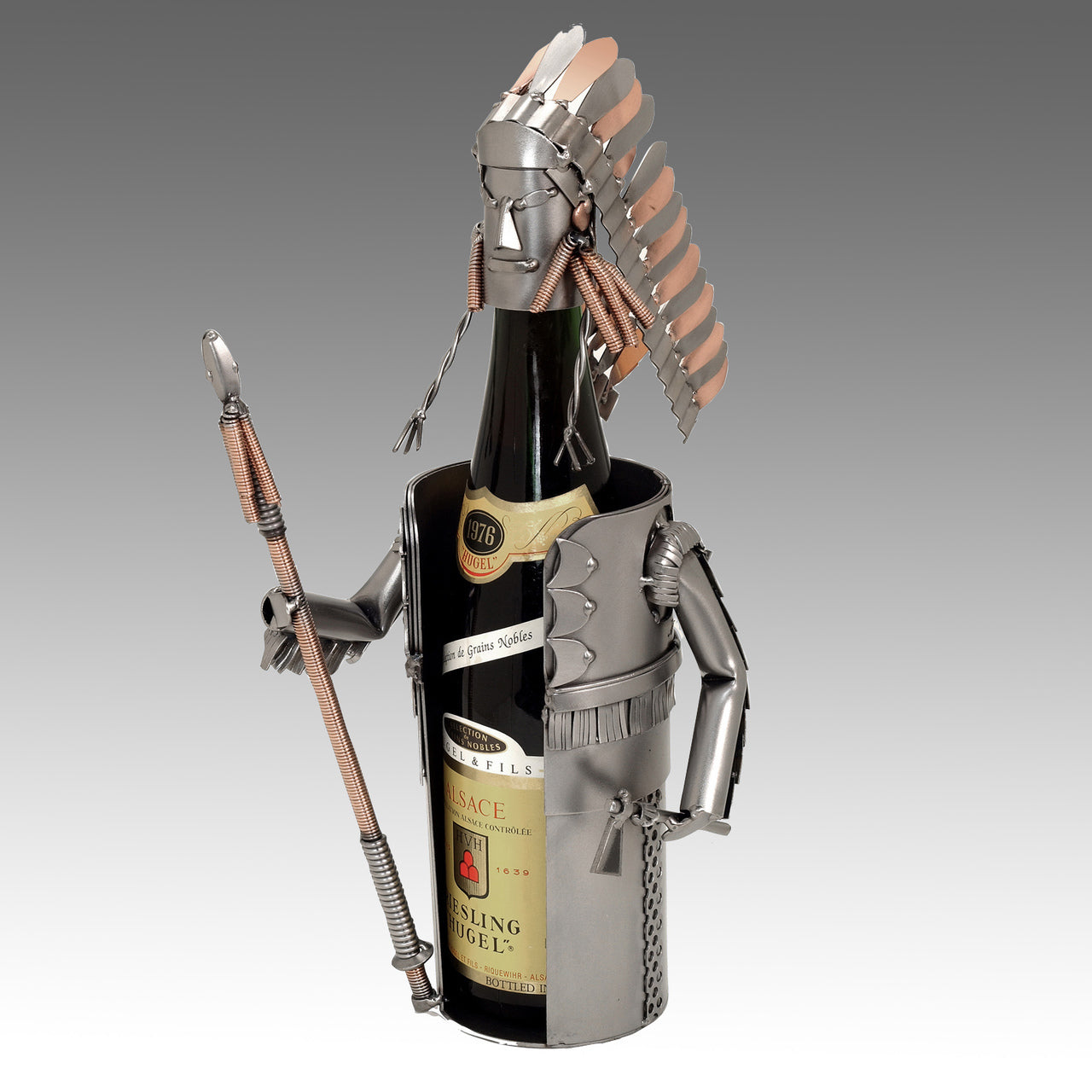 Indian Chief Wine Bottle Holder