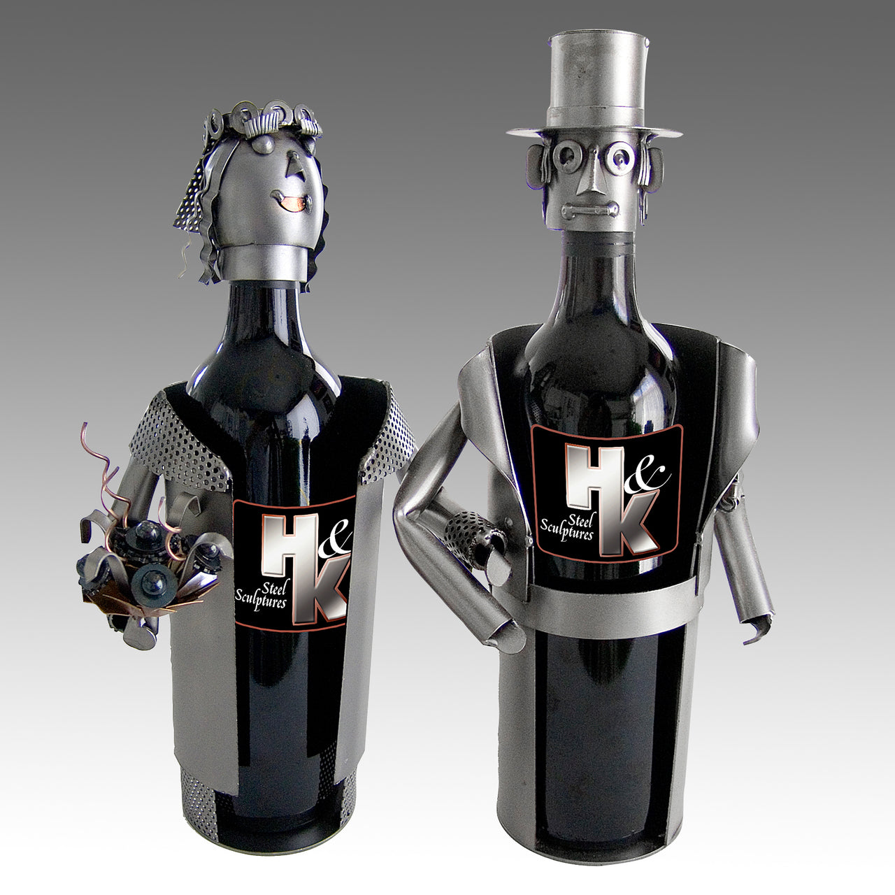 Bride & Groom Wine Bottle Holder