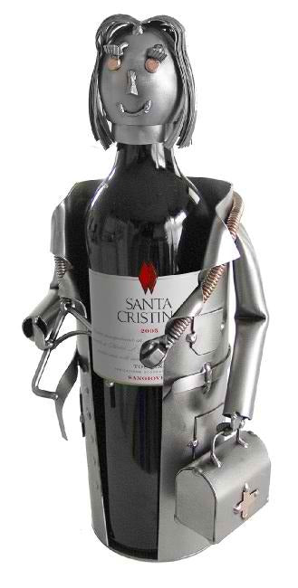 Doctor Female Wine Bottle Holder