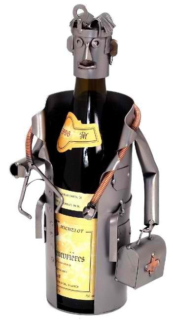 Doctor Male Wine Bottle Holder