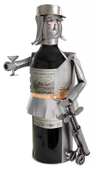 Golfer-Female Wine Bottle Holder