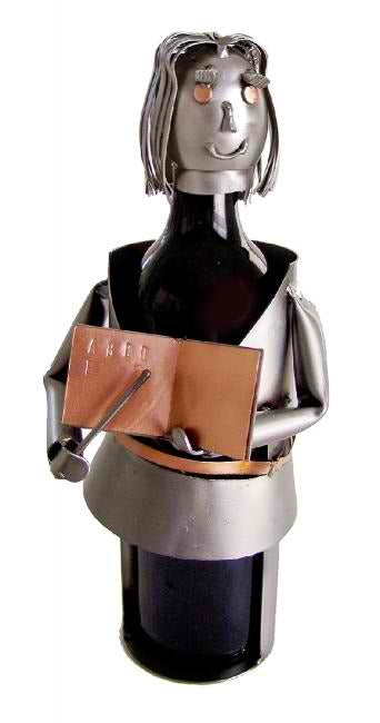 Female Teacher Wine Bottle Holder