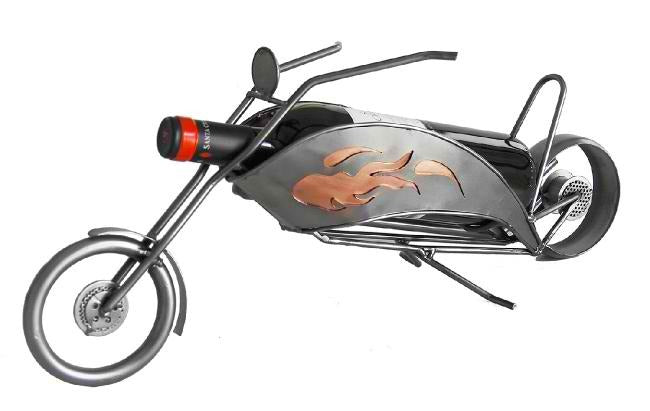 Motorcycle Chopper Wine Bottle Holder