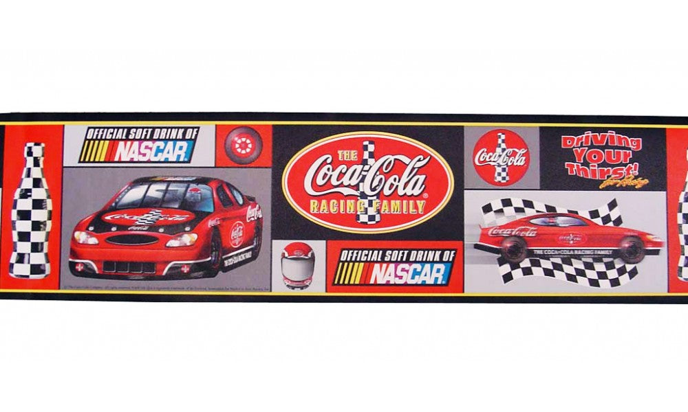 Coca-cola Nascar 5811295 Wallpaper Border
