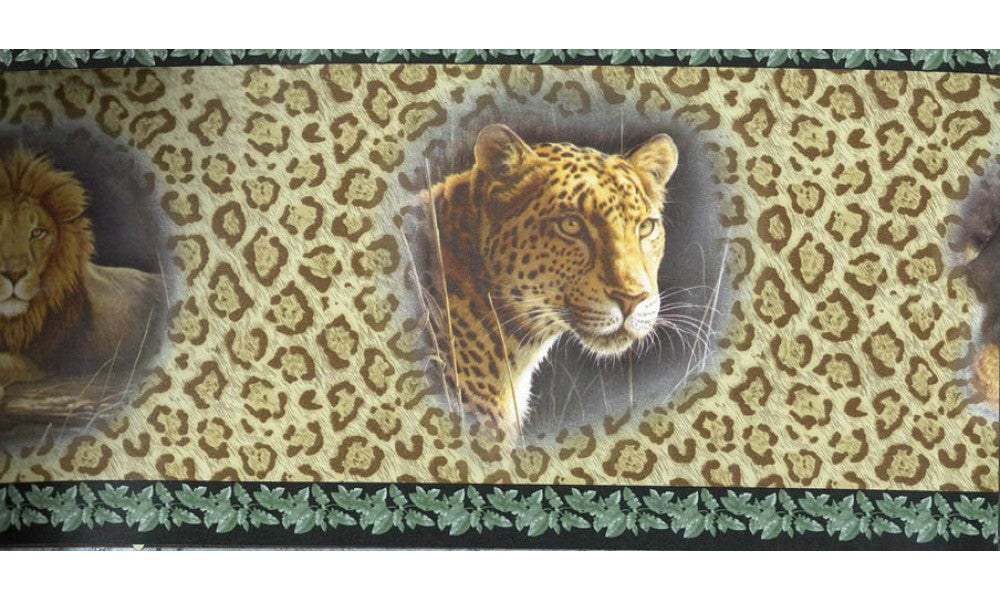 Framed Red Panthers HB2003 Wallpaper Border