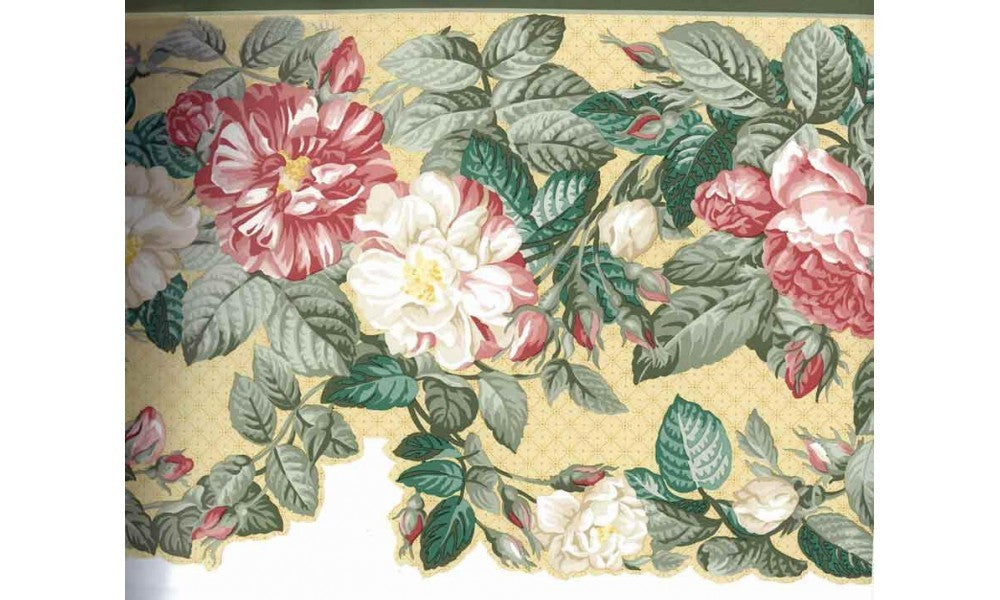 Red White Daisy Flower 5504442 Wallpaper Border