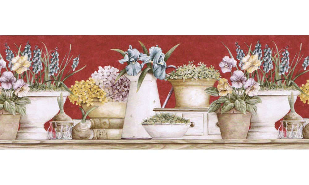 Floral GS96020B Wallpaper Border