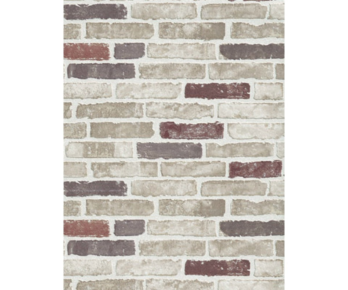 Red Creme 6703-06 Brick Wallpaper