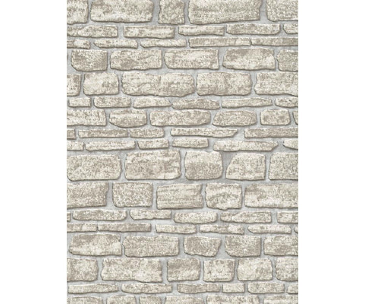 Beige Cream 6704-02 Brick Wallpaper