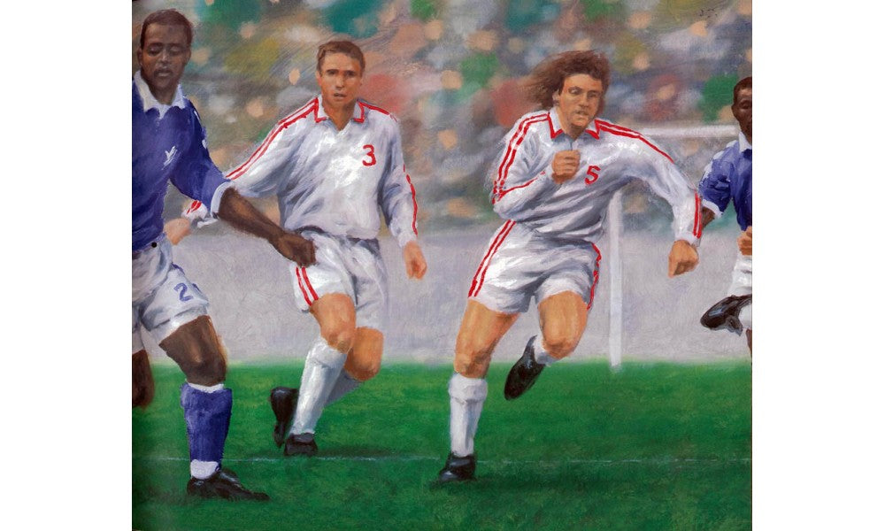 Drawn Foot Ball IR2742 Wallpaper Border