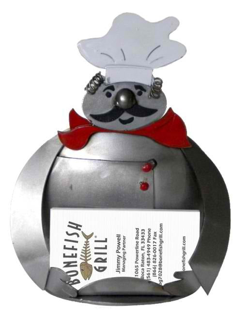 Restaurant Chef Business Card Holder