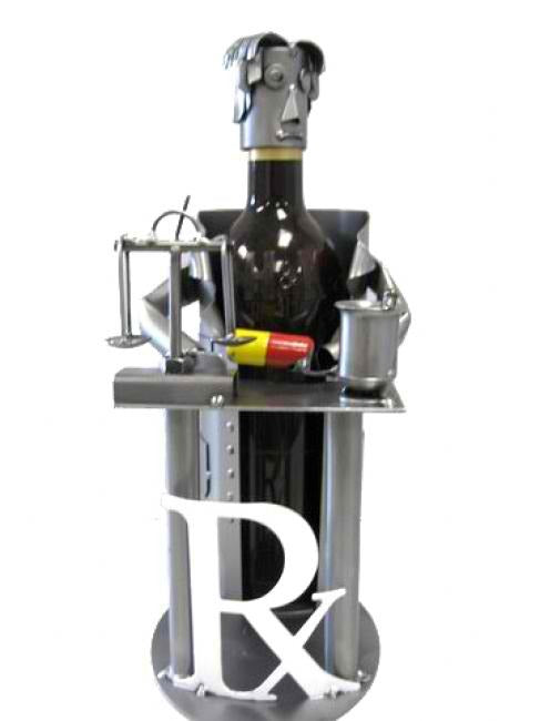 Pharmacist Wine Bottle Holder