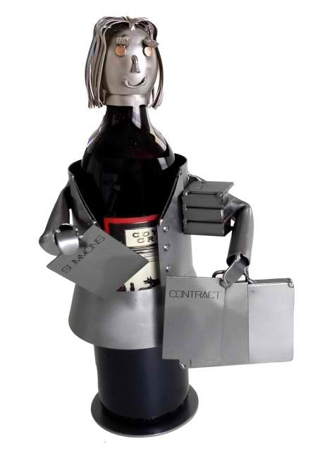 Attorney Female Wine Bottle Holder