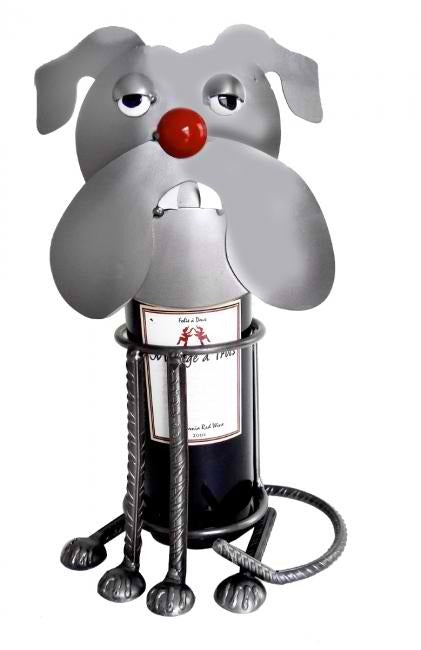 Bulldog Wine Bottle Holder