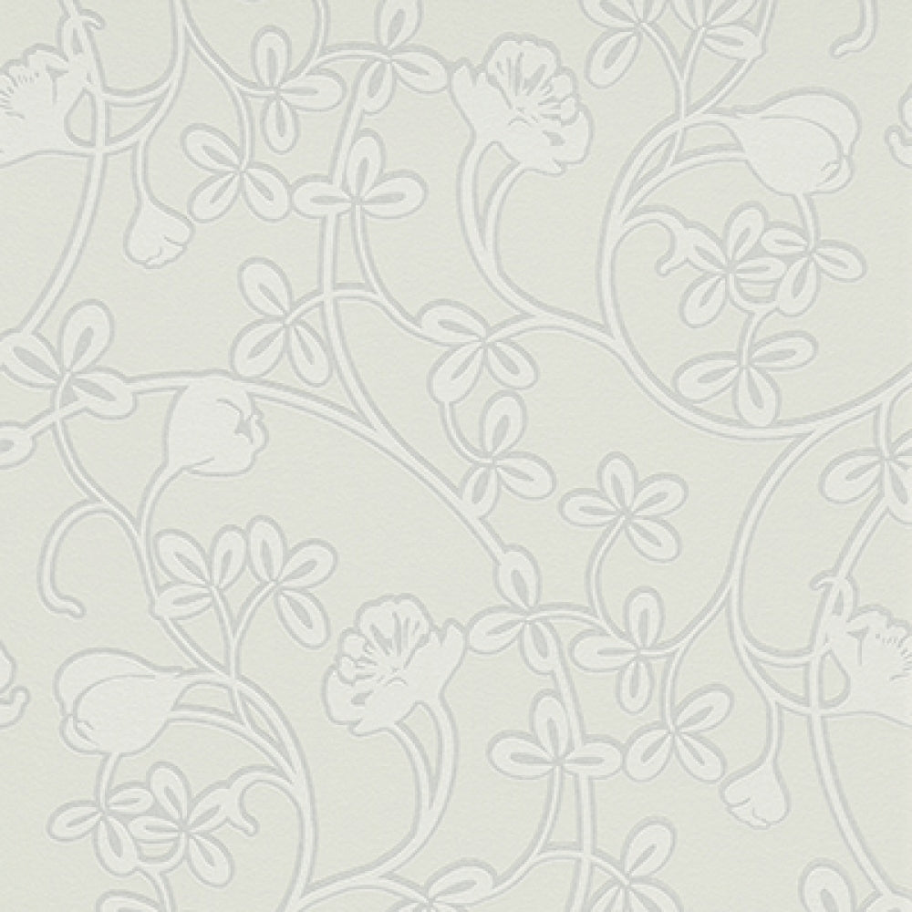 Floral Motifs Scroll Grey 6831-31 Wallpaper