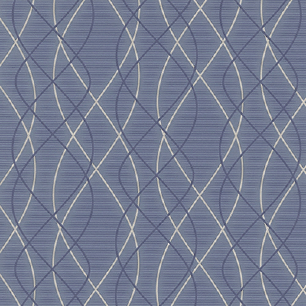 Graphic Swirls Blue 6832-08 Wallpaper