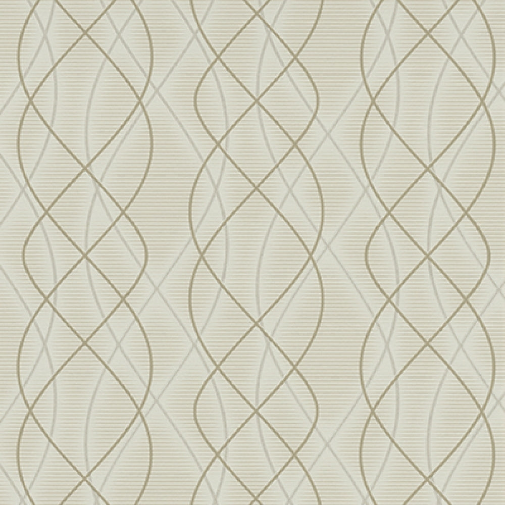 Graphic Swirls Beige Brown 6832-14 Wallpaper
