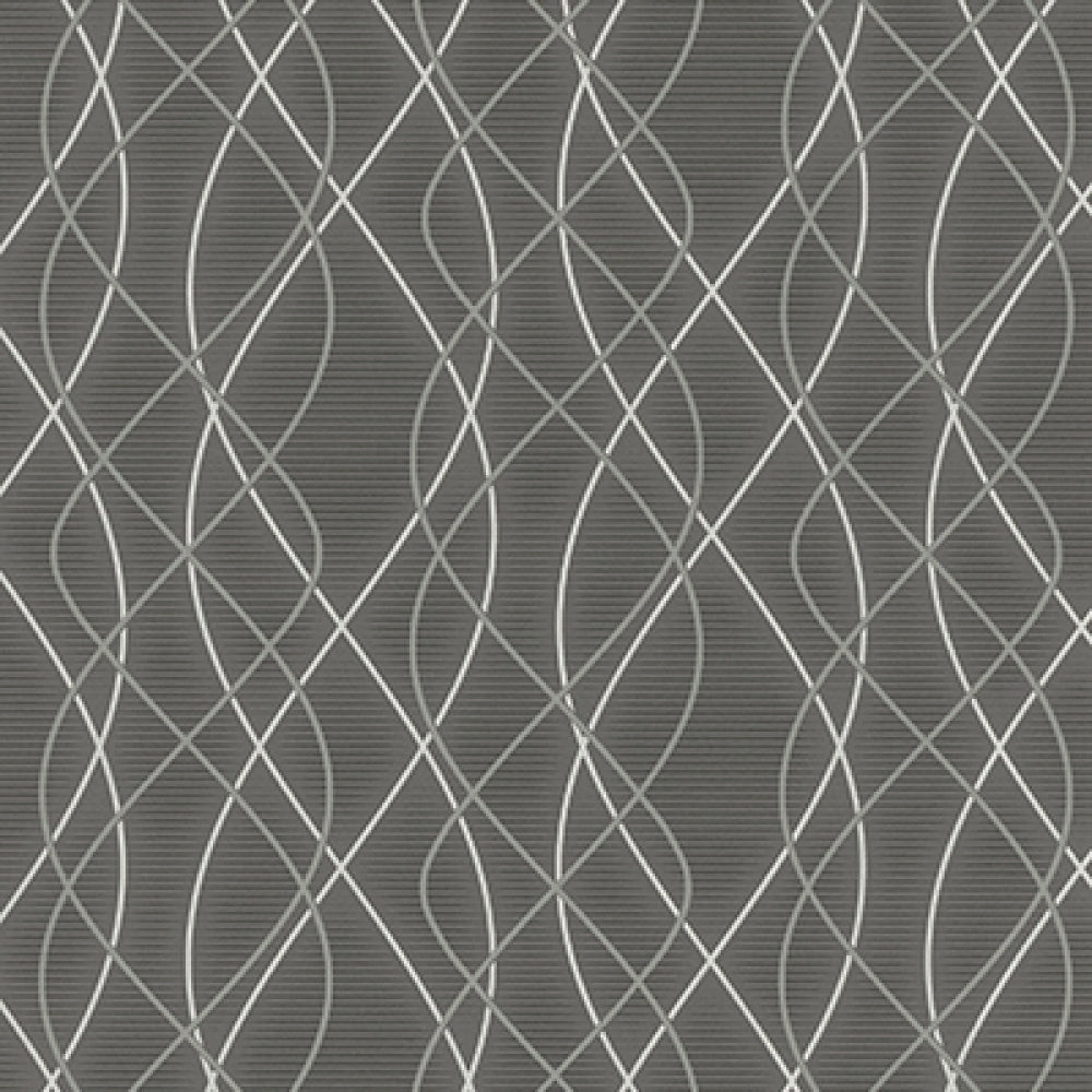 Graphic Swirls Black 6832-15 Wallpaper