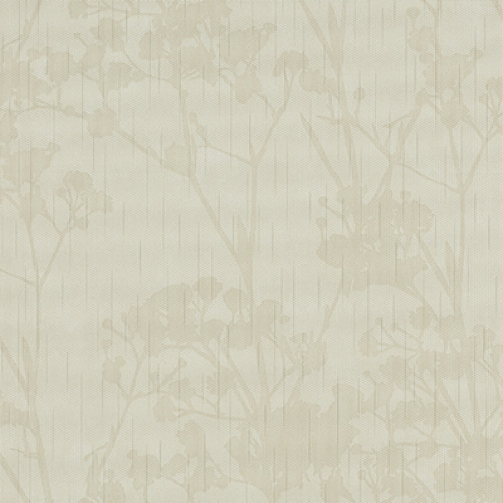 Floral Motifs Textured Beige 6833-14 Wallpaper