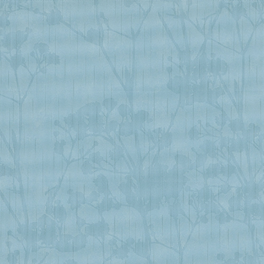Floral Motifs Textured Turquoise 6833-18 Wallpaper
