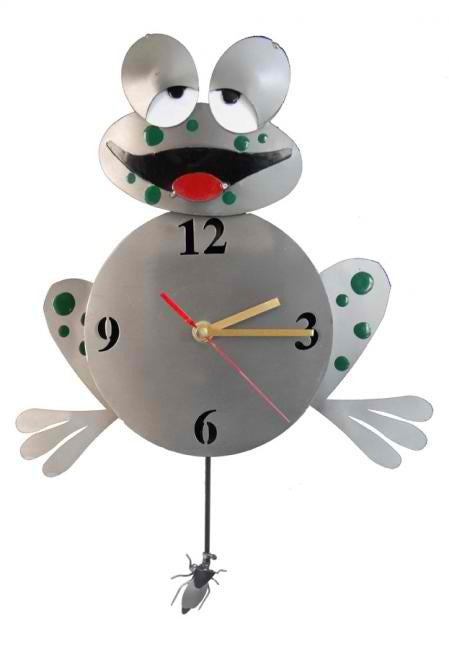 Sleepy Frog Wall Clock