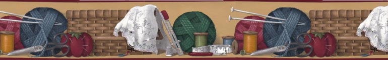 Spool Thread 10035604 Wallpaper Border