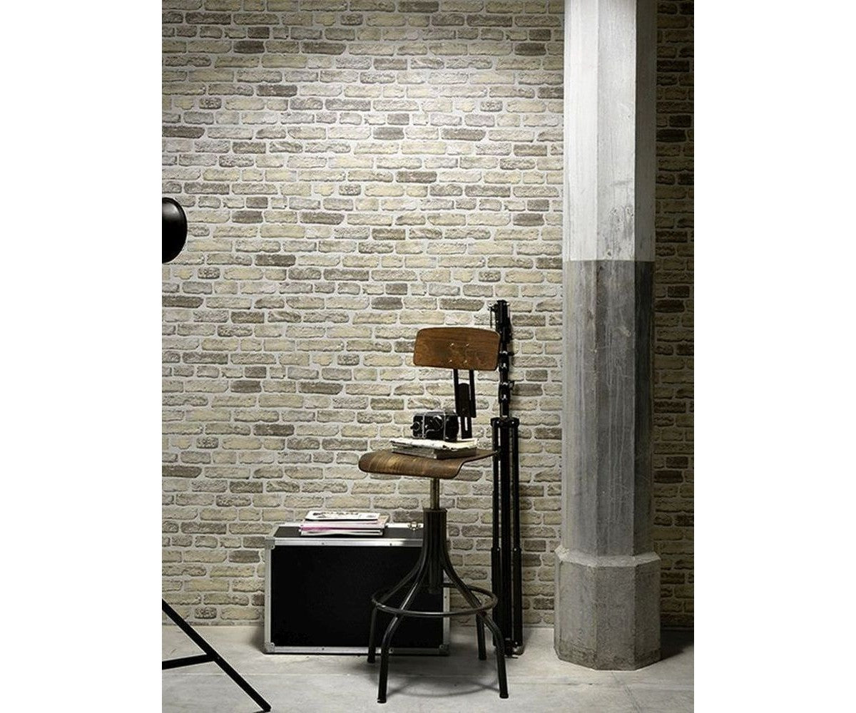 Brown Brix 2 6939-06 Wallpaper