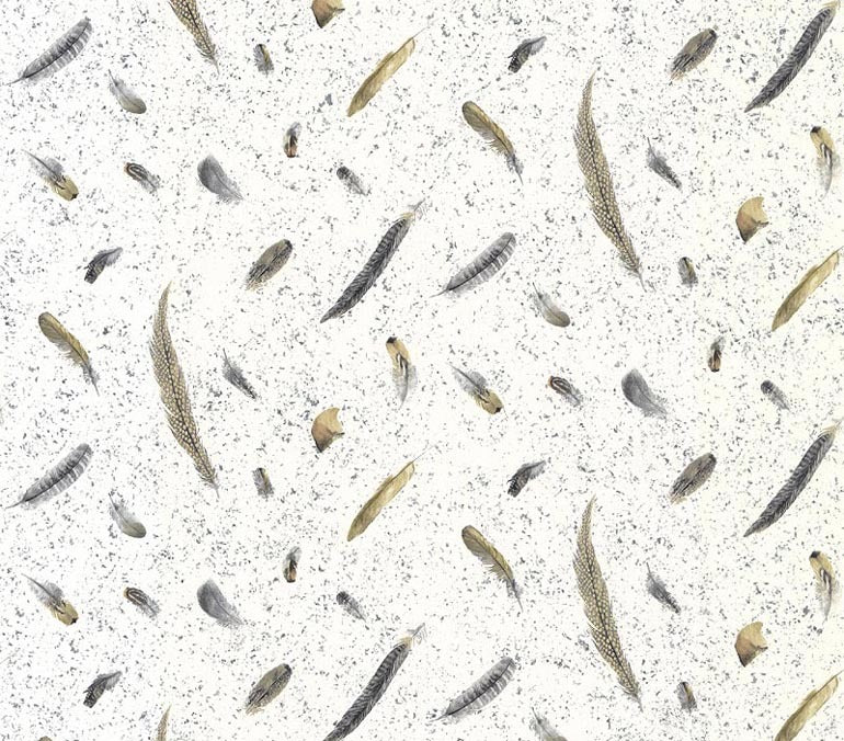 Feather Blue KS22837 Wallpaper
