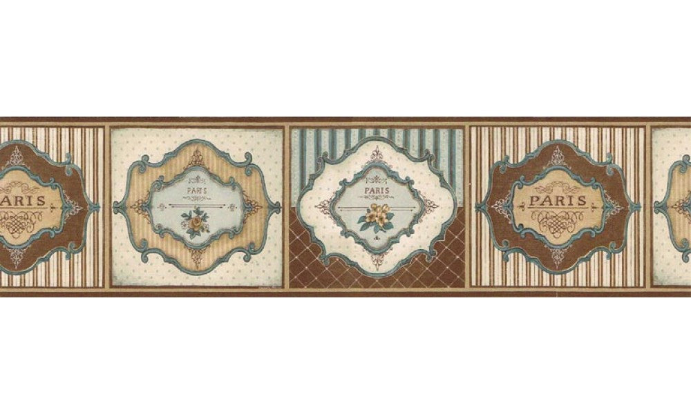 Floral VIN7317B Wallpaper Border