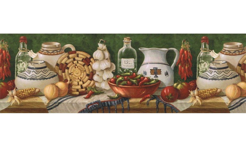 Kitchen EL49011B Wallpaper Border