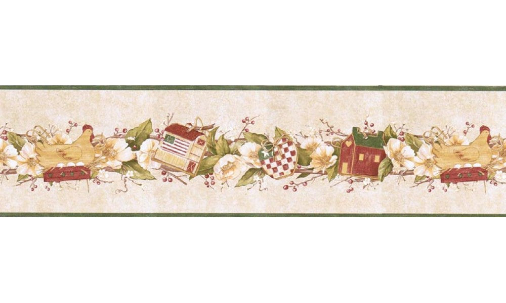 Birds House B7124AFR Wallpaper Border