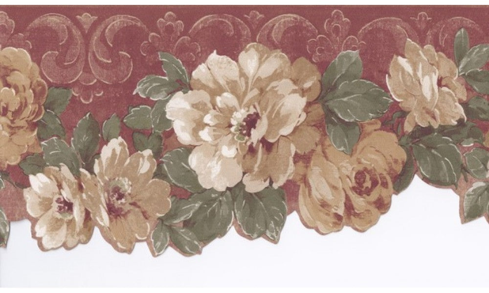 Bordo Cream Wild Roses CN76739 Wallpaper Border