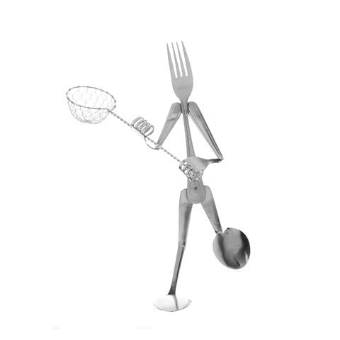 Lacrosse Player Display Fork