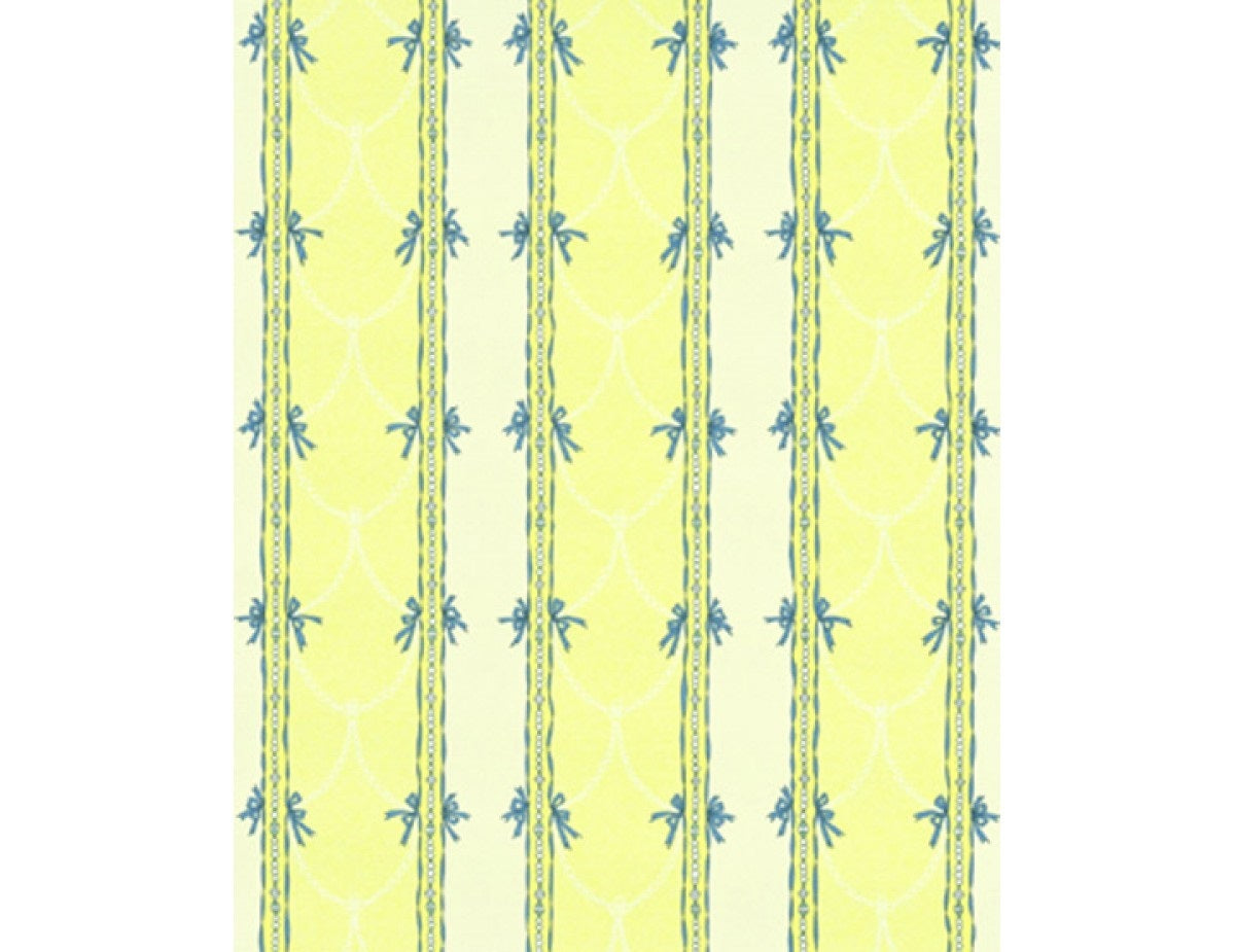 Beads Stripes Yellow Blue 7305-03 Wallpaper