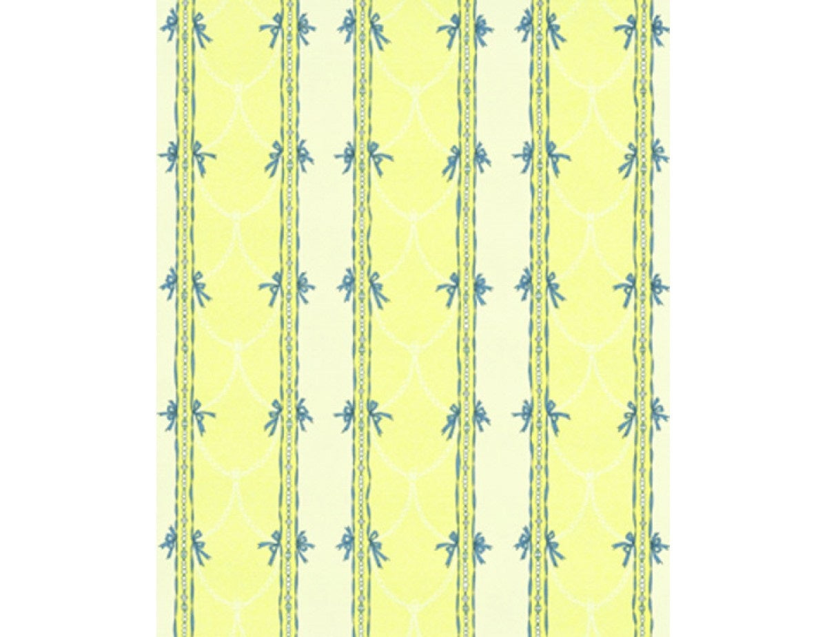 Beads Stripes Yellow Blue 7305-03 Wallpaper