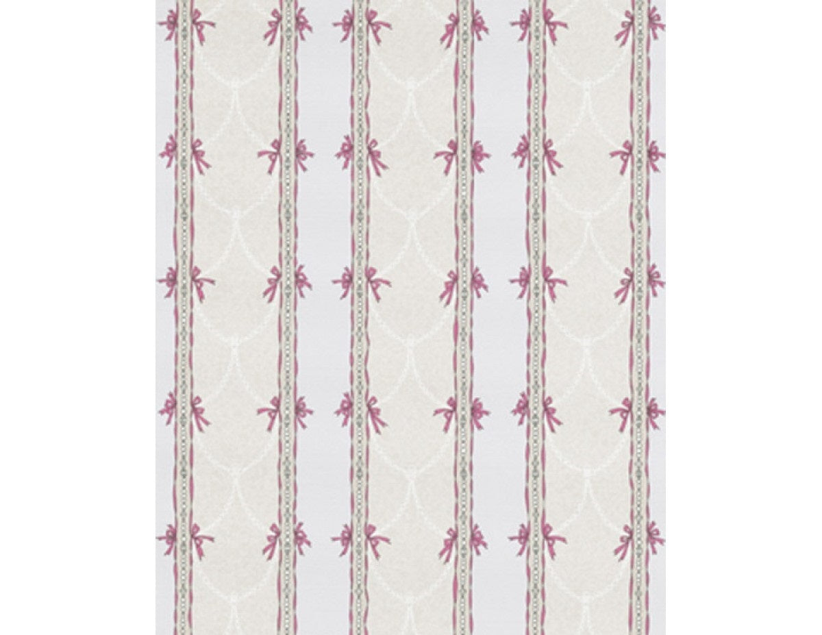 Beads Stripes Grey Pink 7305-10 Wallpaper