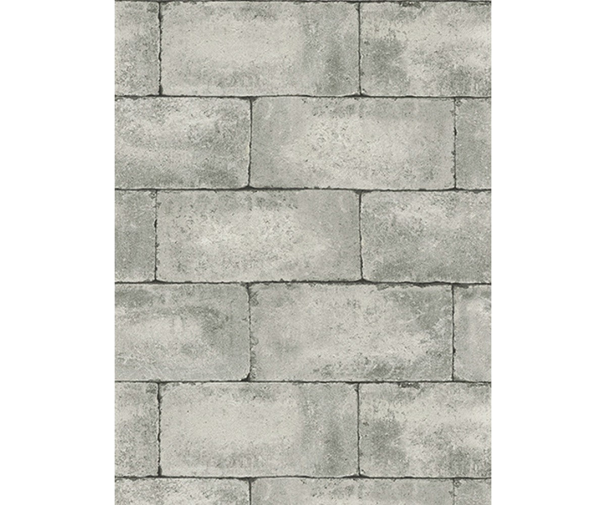 Blocks Structured Grey 7320-10 Wallpaper