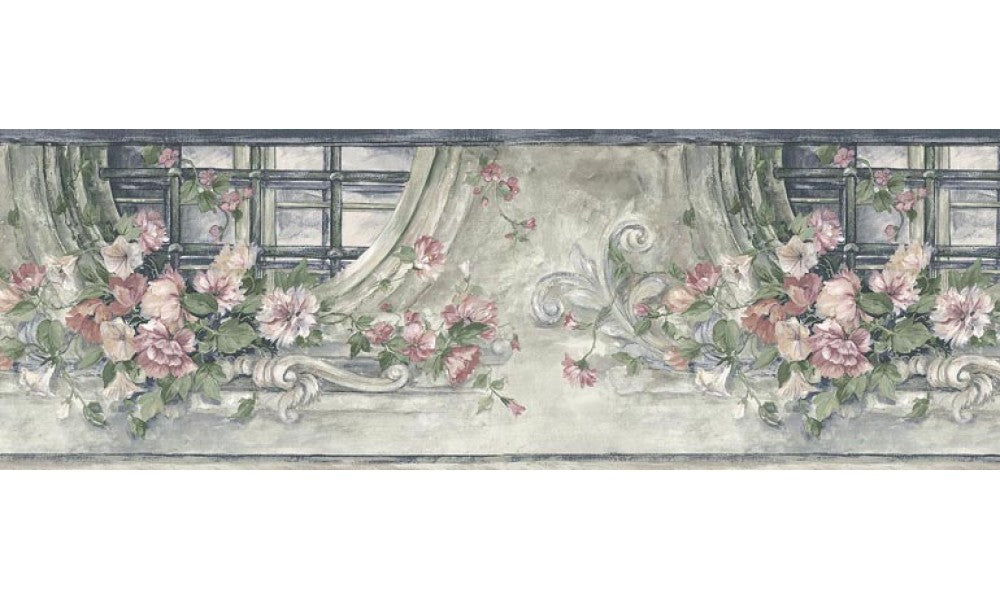 Floral b75705 Wallpaper Border