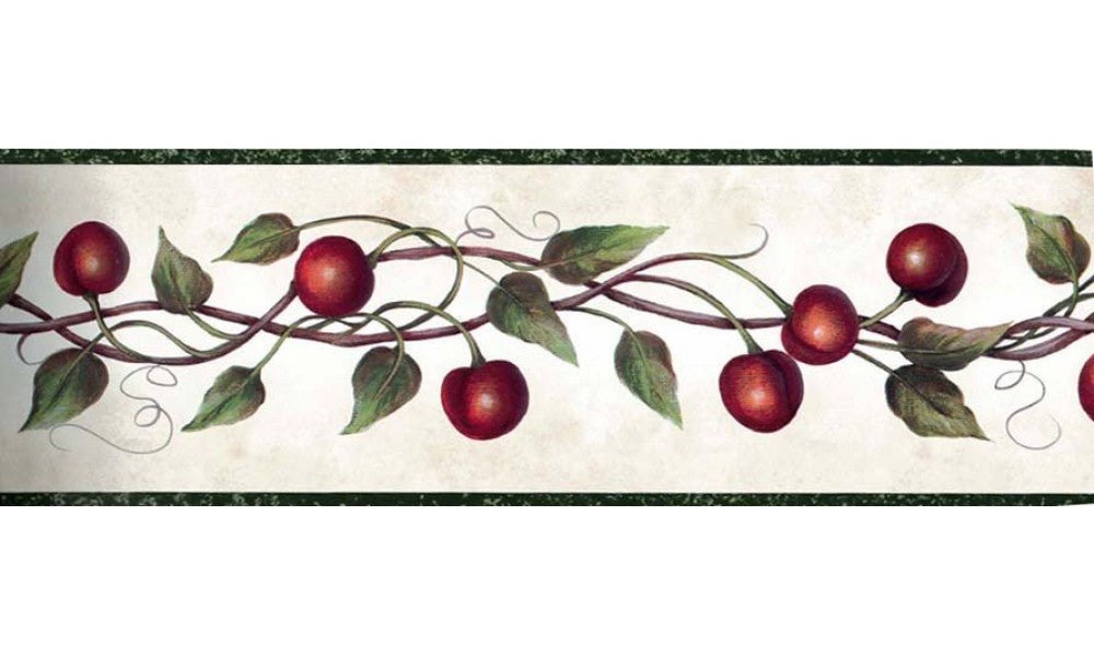 Red Cherries FAM65111 Wallpaper Border
