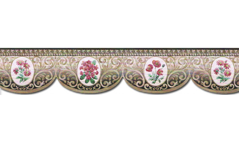 Floral SP74477DC Wallpaper Border