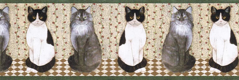 Cats  AFR7104 Wallpaper Border