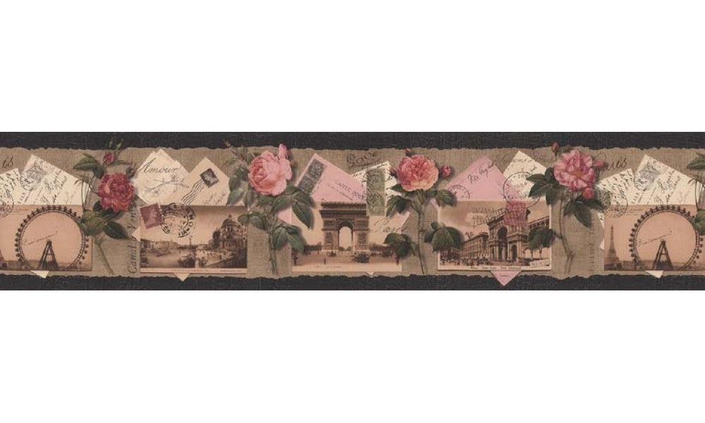 Roses B76476 Wallpaper Border
