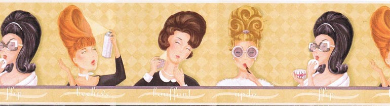 Girls Night Out People BA7015B Wallpaper Border
