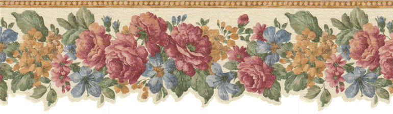 Roses Yellow B805VC Wallpaper Border