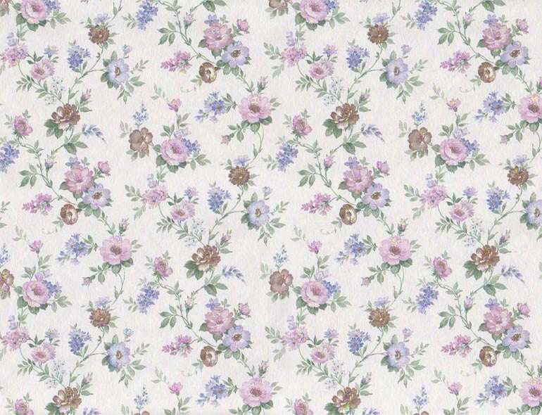 Stripes Floral 79013 Wallpaper